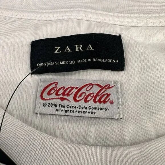 ZARA - Men's Now It's My Time Santa White Small T-Shirt A54 - Picture 3 of 5